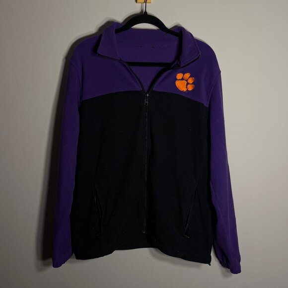 Columbia Clemson Flanker III Fleece Full-Zip Jacket - Picture 1 of 4